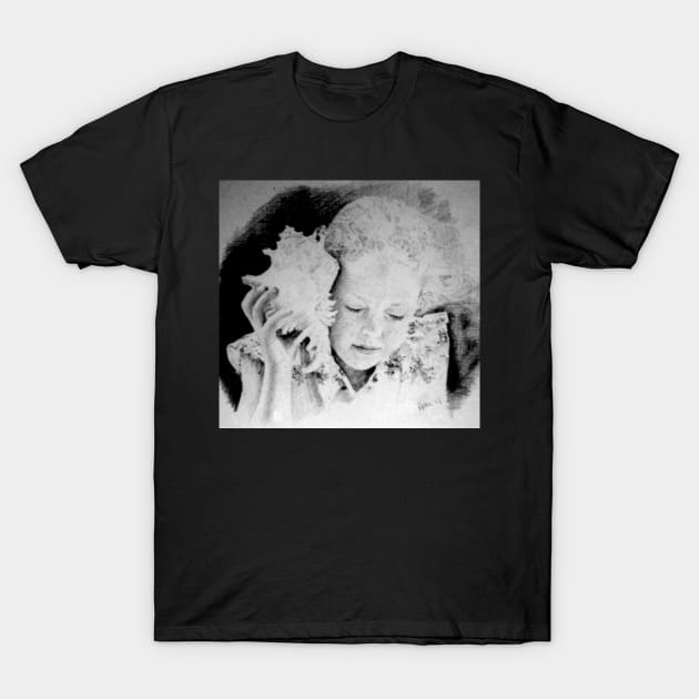 Listening T-Shirt by AvrilThomasart